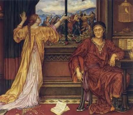 Evelyn De Morgan The Gilded Cage China oil painting art